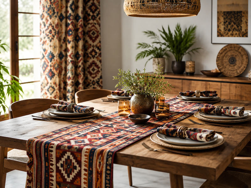 Die Kunst der Kombination: So verwenden Sie Ethnostoffe in Ihrem Zuhause