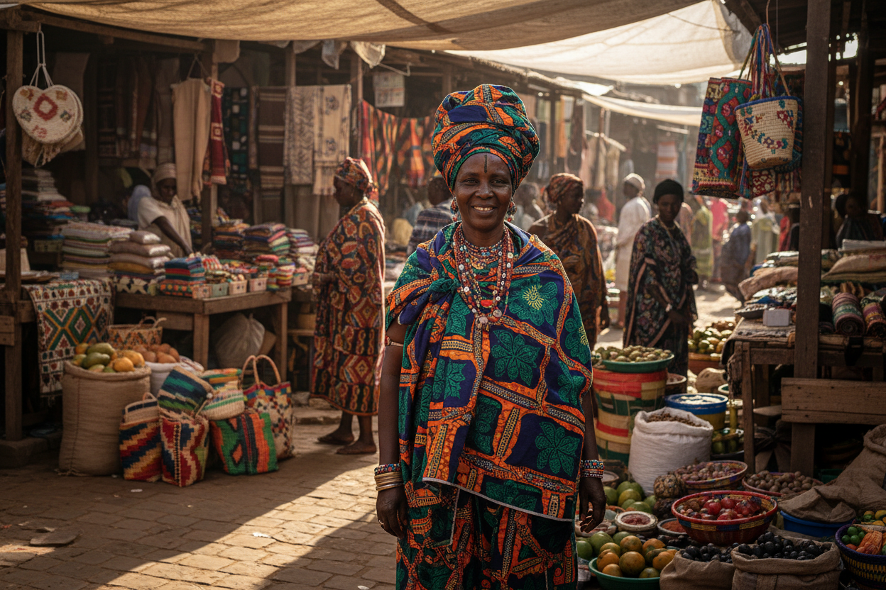"Wax Print Stoffe: Farbenfrohe Geschichten und Traditionen"