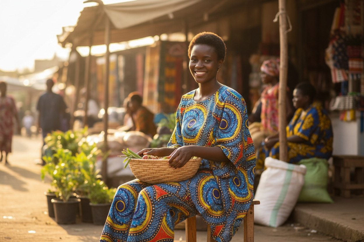 Osikani Stoffe – Glanzvolle Afrikanische Textilkunst für Mode, Deko & Inspiration