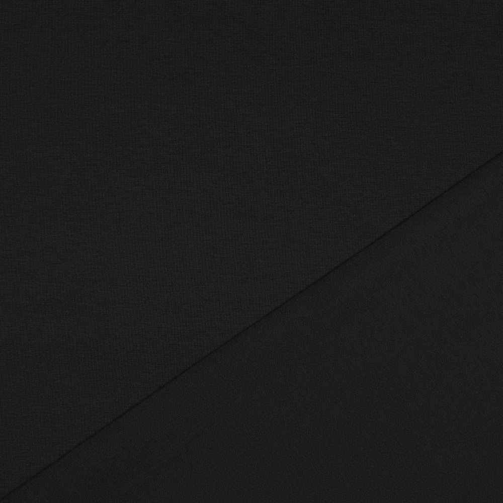 Punta di Roma Schwarz – kräftiger elastischer Romanit Jersey