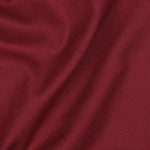 Einfarbiger dunkelroter Baumwollflanell als Meterware, 100 % Baumwolle, 165 g/m².