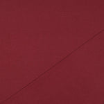 Einfarbiger dunkelroter Baumwollflanell als Meterware, 100 % Baumwolle, 165 g/m².
