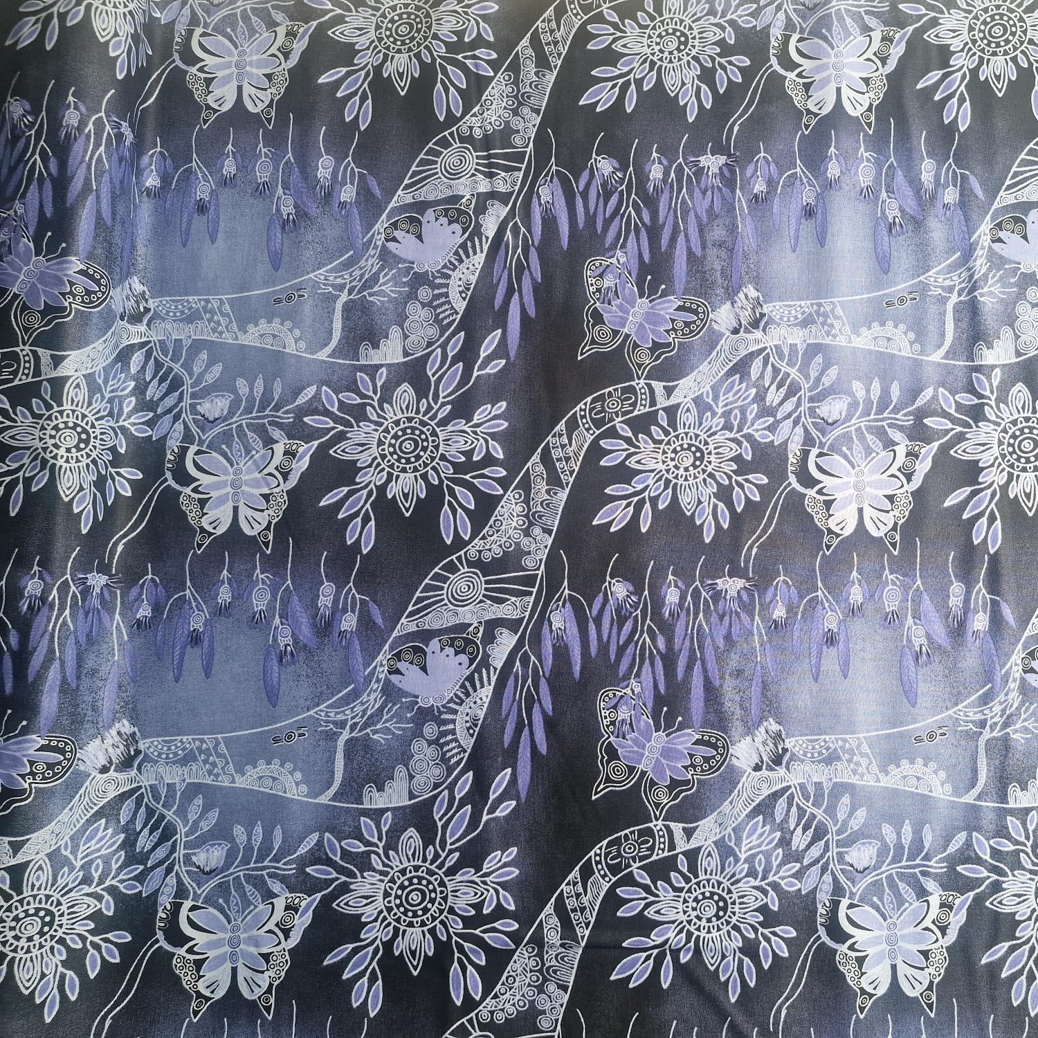 Aborigines Stoff aus Australien "Springtime" - Baumwolle Meterware