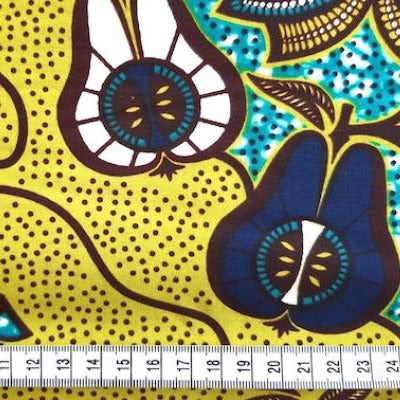 GREEN PEARS waxprint