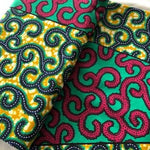 GREEN-SERPENT Waxprint Stoff