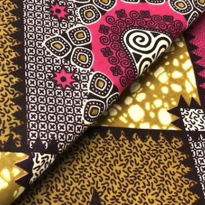 ORIENTAL-MOSAIC-Waxprint Stoff