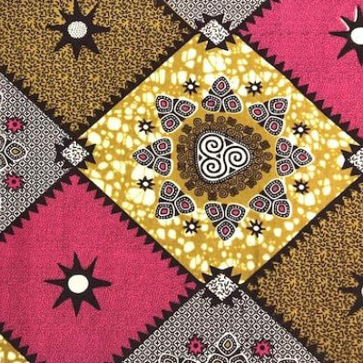 ORIENTAL-MOSAIC-Waxprint Stoff