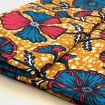 PINK-BLUE-SUMMER-FLOWER waxprint