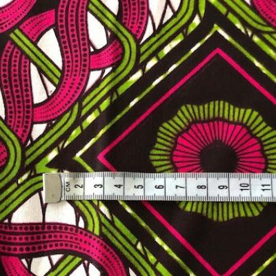 PINK-BRAID Waxprint Stoff