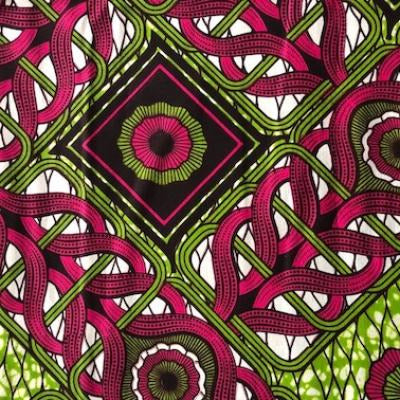 PINK-BRAID Waxprint Stoff