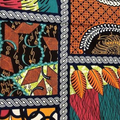 RAINBOW-MEMORY-Waxprint Stoff