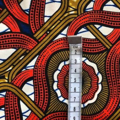 RED-BRAID Waxprint Stoff