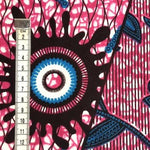 SNAKE-IN-PINK-PARADISE Waxprint Stoff