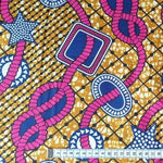 PINK CELEBRATION Waxprint Stoff