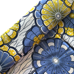Afrikanischer Wax Print Stoff Baumwolle YELLOW LEMON | Meterware
