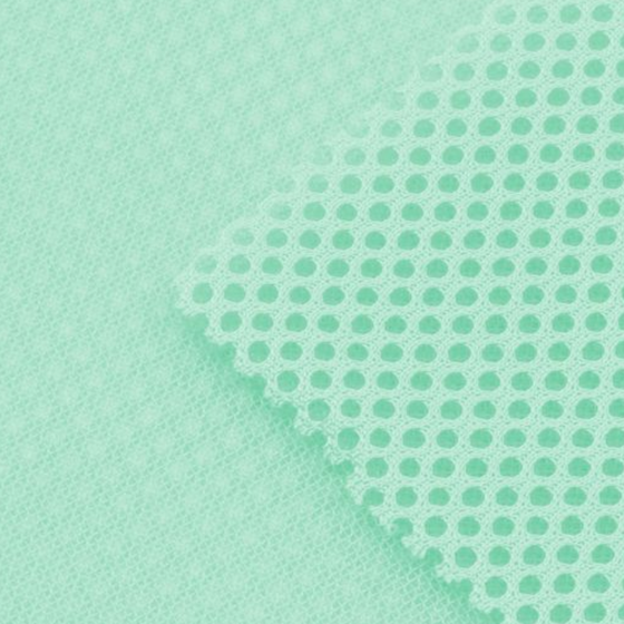 Air Mesh Stoff Uni Mint - Meterware