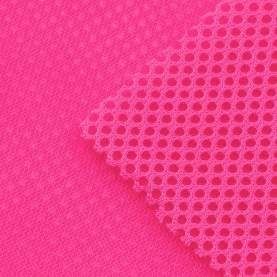 Air Mesh Stoff Uni Neonpink - Meterware