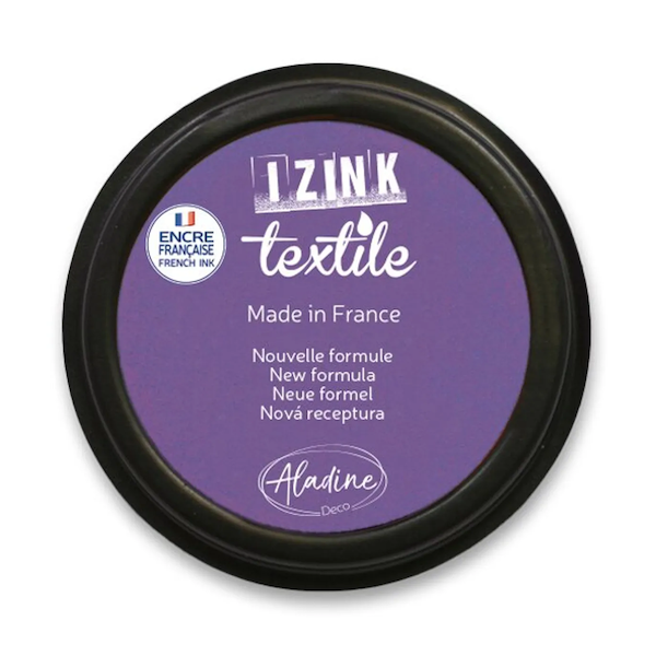 Aladine IZINK Textile Stempelkissen Grenache – Violett