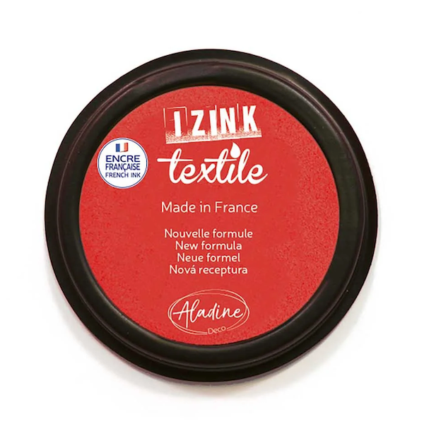 Aladine IZINK Textile Stempelkissen Sandelholzrot