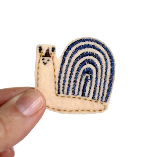 Aufnäher "Schnecke" | Bügelflicken - Halfbird