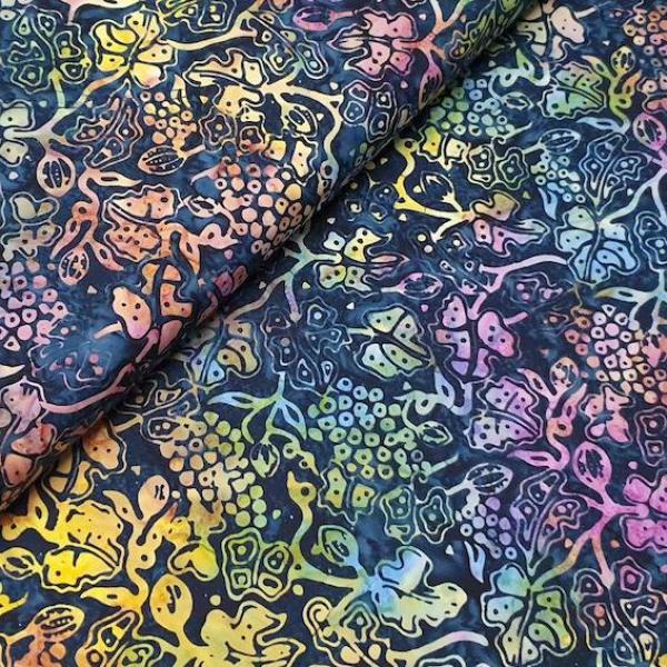 BEAUTIFUL - Heliotrope - Batikstoff aus Indonesien