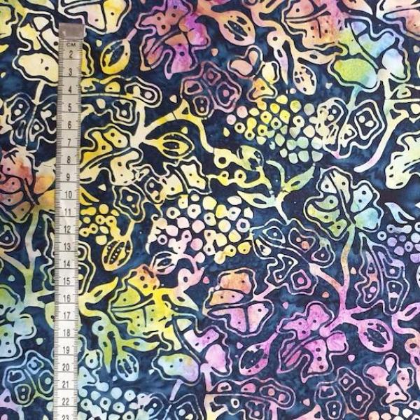 BEAUTIFUL - Heliotrope - Batikstoff aus Indonesien