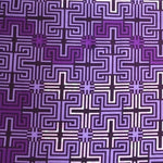 Afrikanischer Wax Print Stoff Baumwolle BEAUTY PURPLE | Meterware