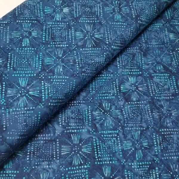 BLUE - Chrome - Batikstoff aus Indonesien