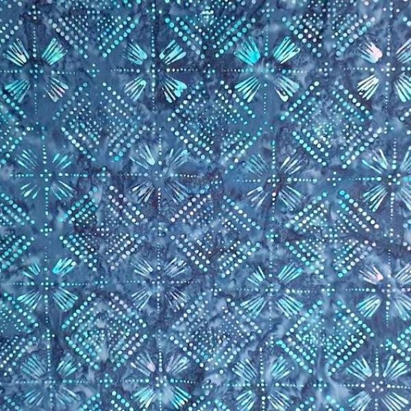 BLUE - Chrome - Batikstoff aus Indonesien