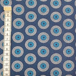 BLUE-DOTS Afrikanischer-Shweshwe-Stoff