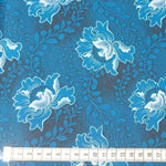 BLUE FLOWER Afrikanischer-Shweshwe-Stoff