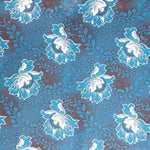 BLUE FLOWER Afrikanischer-Shweshwe-Stoff