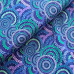 BLUE WOMENS BODY DREAMINGS Aborigines Stoff aus Australien