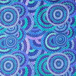 BLUE WOMENS BODY DREAMINGS Aborigines Stoff aus Australien