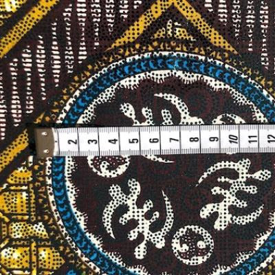 BLUE ZIG ZAG-Osikani Stoff