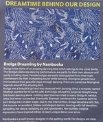 Aborigines Stoff "Brolga Dreaming" aus Australien, Baumwolle Meterware von ETHNOstoffe & mehr, mit traditionellem afrikanischem Muster