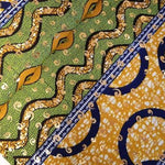 BROWN-CIRCLE-WAVE-Osikani Stoff