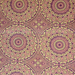 BROWN ORNAMENT Afrikanischer-Shweshwe-Stoff-