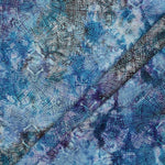 Batik Baumwolle - Blau