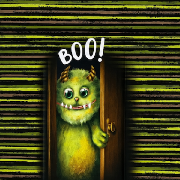 Baumwolljersey "Monster" von Stenzo - Panel 