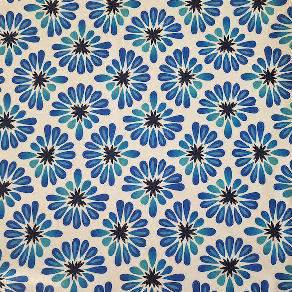 Bloom ALL OVER – Bio Jersey Blau