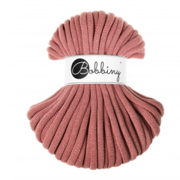 Bobbiny Flechtkordel JUMBO SOFT 9 mm - Peony