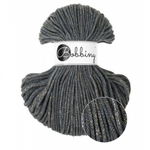 Bobbiny Flechtkordel 3 mm - Shiny Charcoal