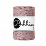 Bobbiny Makramee Kordel 3PLY 1.5 mm - Mauve
