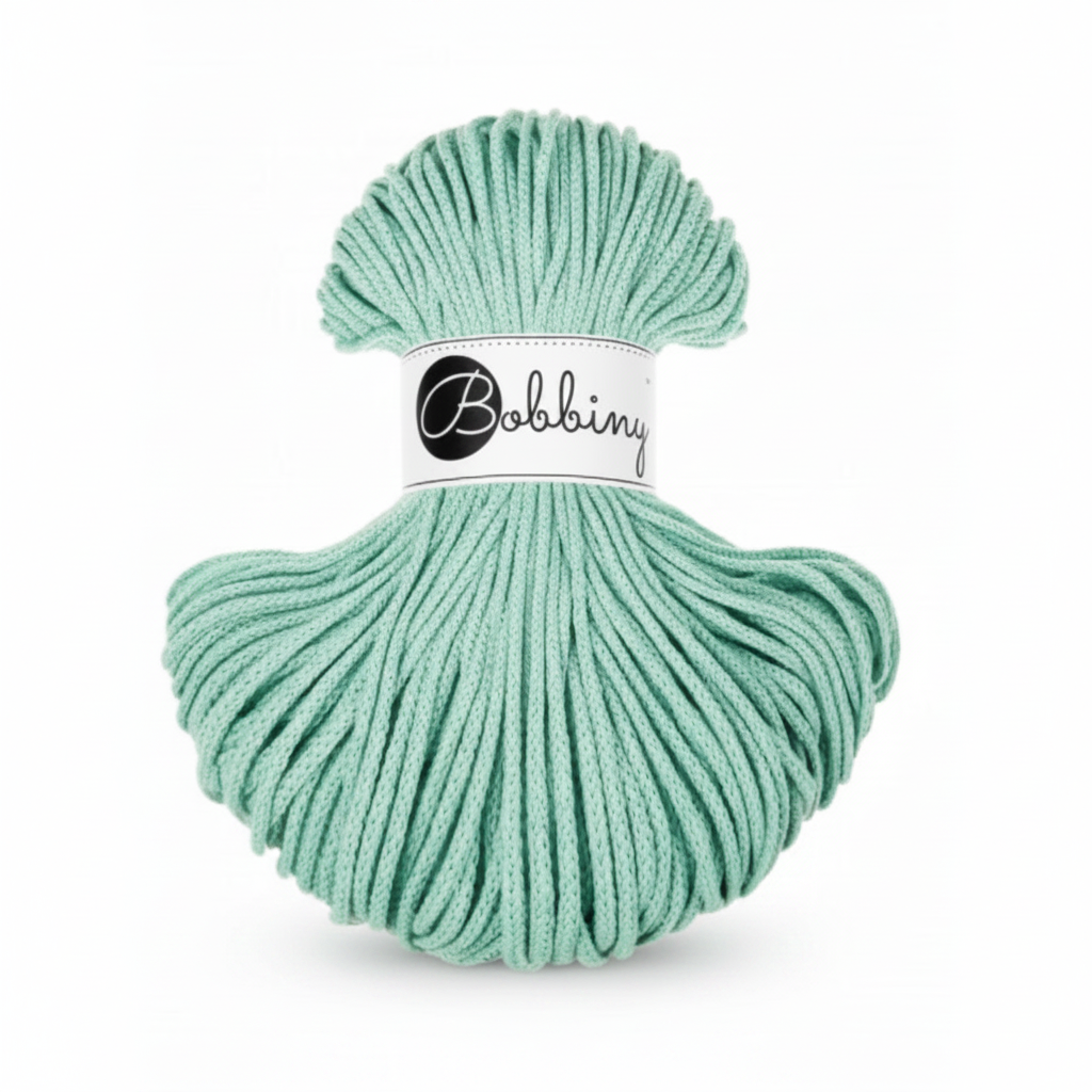 Bobbiny Flechtkordel Junior 3 mm x 100 m - Jelly Mint