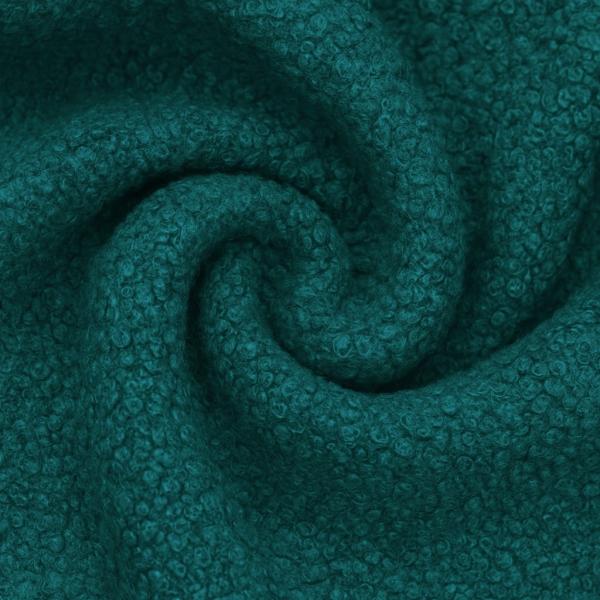 Bouclé Stoff – Petrol | Meterware