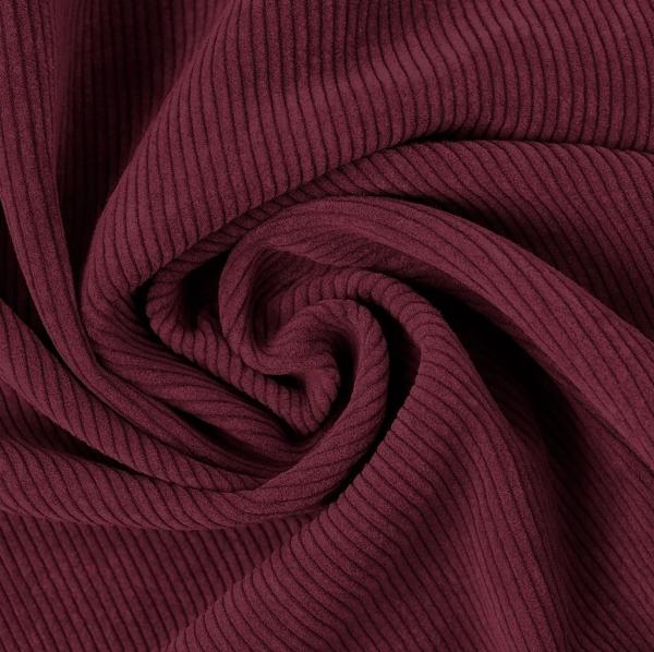 Breitcord Stretch Baumwolle - Bordeaux | Meterware