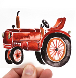 Bügelbild Traktor | Halfbird