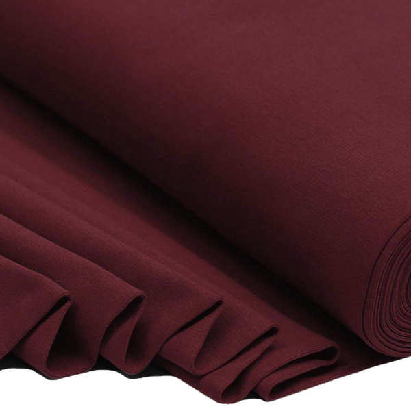 Bündchenstoff Bordeaux
