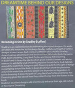 COLOR DREAMING IN ONE Aborigines Stoff aus Australien